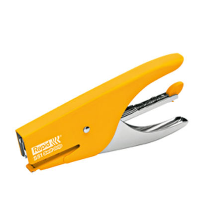 Immagine di Cucitrice a pinza RAPID S51 SOFT GRIP giallo [10538743]