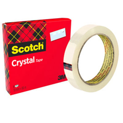 Immagine di NASTRO ADESIVO SCOTCH CRYSTAL CLEAR 600 66MTX19MM [30604]