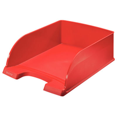 Immagine di Vaschetta portacorrispondenza Leitz Plus Jumbo - 25,5x10,3x36 cm - rosso - Leitz [52330025]