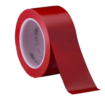 Immagine di NASTRO ADESIVO VINILICO 50MMX33MT ROSSO SCOTCH 471 [82642]