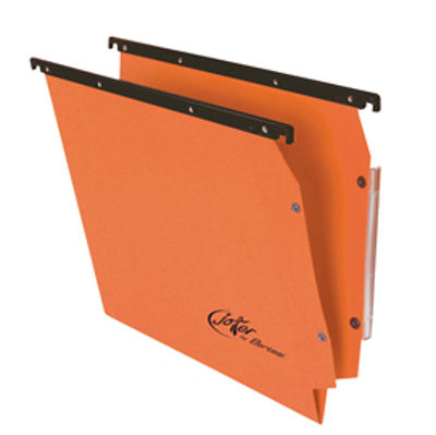 Immagine di Cartella sospesa Joker - armadio - interasse 33 cm - fondo V - 32,6x28 cm - arancio - Bertesi [414F Link-A2]