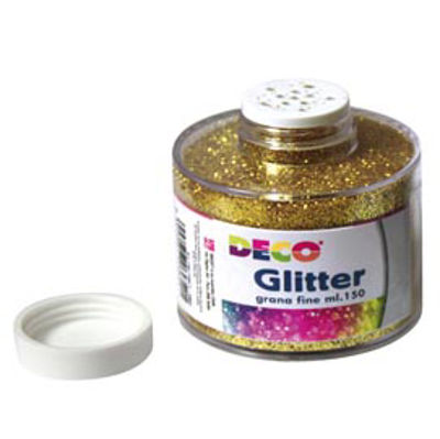 Immagine di BARATTOLO GLITTER GRANA FINE ML150 ORO ART 130/100 CWR [130/100/1]