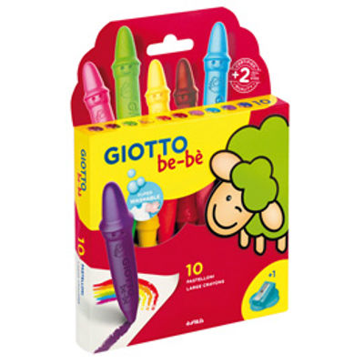 Immagine di AST APP 10 PASTELLI A CERA GIOTTO BEBE NEW [477900]