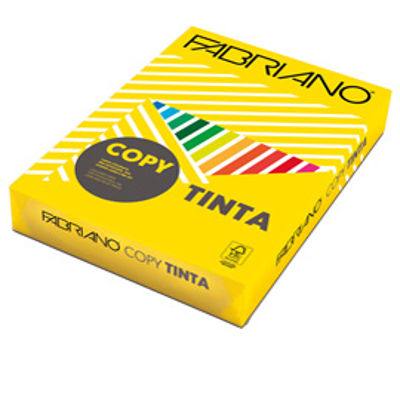 Immagine di CARTA COPY TINTA A4 80GR 500FG COL.FORTI GIALLO [60621297]