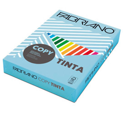 Immagine di Carta Copy Tinta - A4 - 80 gr - colori forti cielo - Fabriano - conf. 500 fogli [68821297]