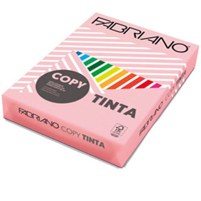 Immagine di Carta Copy Tinta - A4 - 80 gr - colore tenue rosa - Fabriano - conf. 500 fogli [61421297]