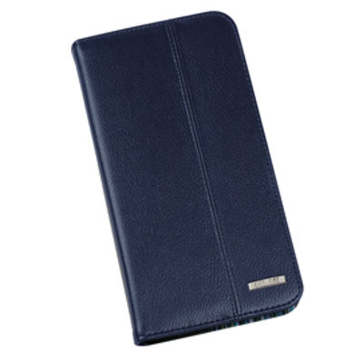 Immagine di Portabiglietti da visita Professional - similpelle - blu - 12,5x23,5 cm - Niji [4852-BL]