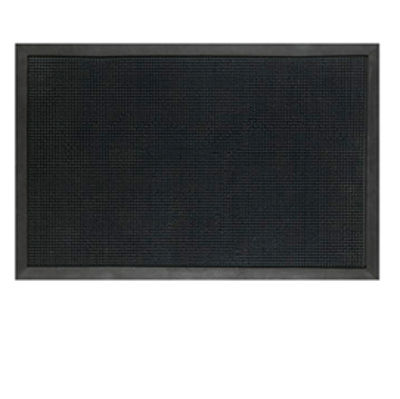 Immagine di Tappeto Roller - gomma - 46x70 cm - nero - Velcoc [602047]