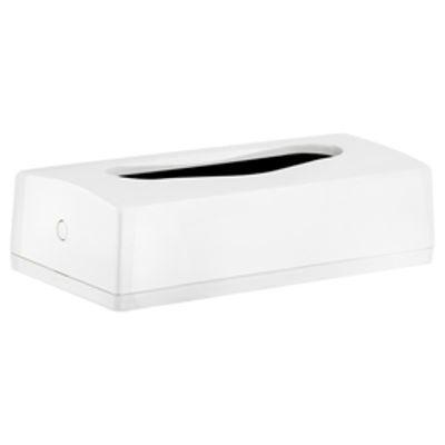 Immagine di Dispenser per veline di carta - da muro - 27x7x14 cm - bianco - Mar Plast [A50801]