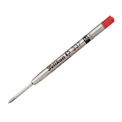 Immagine di Refill sfera 337 - punta media - rosso - Pelikan - conf. 5 pezzi [915389]