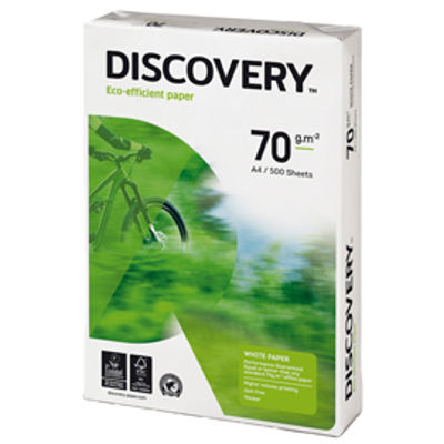 Immagine di RISMA CARTA PER FOTOCOPIE DISCOVERY 70 A4 70GR 500FG [Discovery70A4]