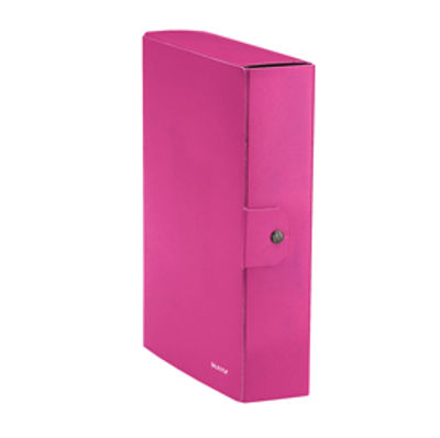 Immagine di Scatola progetto WOW dorso 8cm fucsia metal LEITZ [39670023]