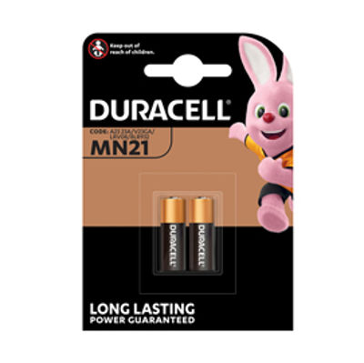 Immagine di BLISTER 2 PILE DURACELL 12V MN21 [D221]