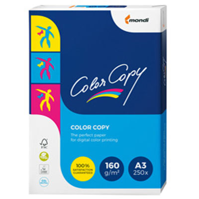 Immagine di CARTA BIANCA COLOR COPY 320x450mm 160gr 250fg SRA3 MONDI [6344]