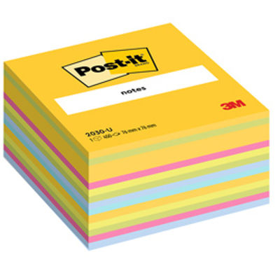 Immagine di BLOCCO CUBO 450foglietti Post-it® 76x76mm 2030-U ULTRACOLOR [60252]