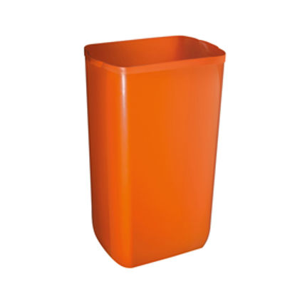 Immagine di Cestino gettacarte Soft Touch - 33x22x49 cm - arancio - 23 L - Mar Plast [A74201AR]