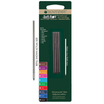 Immagine di CONF.4 REFILL PER SFERA NERO POQUITO/STYLUS NERO [003807RFN]