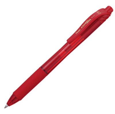 Immagine di ROLLER A SCATTO ENERGEL X BL107 ROSSO 0.7MM PENTEL [BL107-BX]