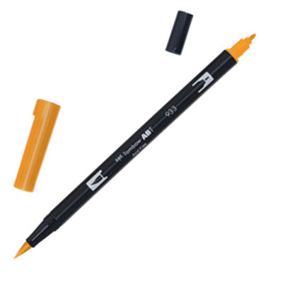 Immagine di Pennarello Dual Brush N933 - orange - Tombow [PABT-933]