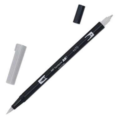 Immagine di Pennarello Dual Brush N75 - cool gray 3 - Tombow [PABT-N75]