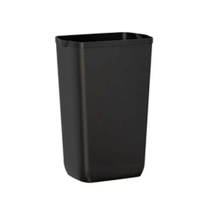 Immagine di Cestino gettacarte Soft Touch - 33x22x49 cm - 23 L - nero - Mar Plast [A74201NE]