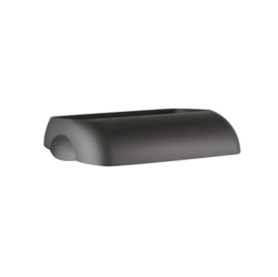 Immagine di Coperchio per cestino gettacarte Soft Touch - 33,5x22,5x9 cm - 23 L - nero - Mar Plast [A74401NE]