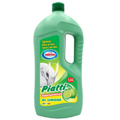 Immagine di DETERSIVO AMAPIATTI 1500ML LIMONE AMACASA [8L.LP15]