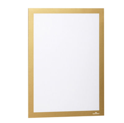 Immagine di Cornice adesiva Duraframe  - A4 - 21 x 29,7 cm - oro - Durable [4872-30]