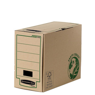 Immagine di Scatola archivio Bankers Box Earth Series - A4 - 25 x 31,5 cm - dorso 15 cm - Fellowes [4470301]