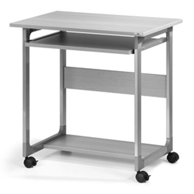 Immagine di Pc Workstation System 75 FH - 75x53,4x77 cm - 3 ripiani - con ruote - grigio - Durable [3796-10]