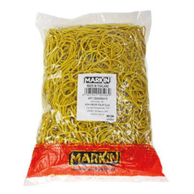 Immagine di 1 kg ELASTICI in gomma diam. 40x1,5mm giallo [Y525G040X15]