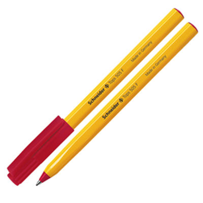 Immagine di Penna a sfera TOPS 505 0,5mm rosso SCHNEIDER [P150502]