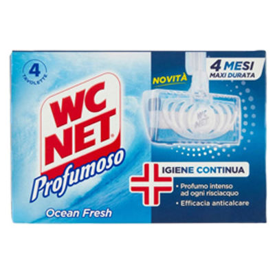 Immagine di WC NET TAVOLETTA PROFUMOSO OCEAN FRESH (4X34GR) [M74391]