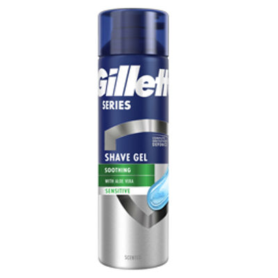 Immagine di Gel da barba Gillette series - pelli sensibili - 75 ml (da viaggio) - Gillette [PG167]