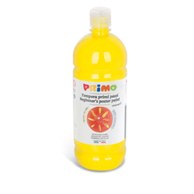 Immagine di Tempera pronta - 1 litro - giallo primario - Primo [GRO71071]