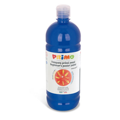 Immagine di Tempera pronta - 1 litro - blu oltremare - Primo [GRO71078]