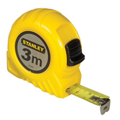 Immagine di Stanley FLESSOMETRO colorato 3m x 13mm [M30487]