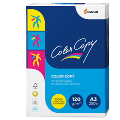 Immagine di CARTA BIANCA COLOR COPY A3 297x420mm 120gr 250fg MONDI [6332]