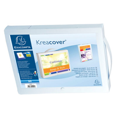 Immagine di Valigetta Kreacover PPL personalizzabile - 24 x 32 cm - dorso 4 cm - Exacompta [5925E]