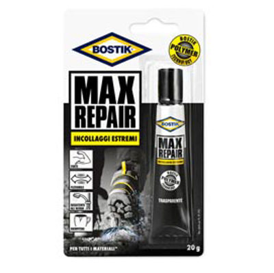 Immagine di Adesivo Bostik  Max Repair - universale - 20 gr - trasparente - Bostik [D2260]