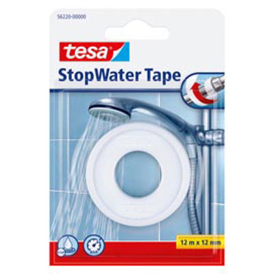 Immagine di Nastro StopWater per riparazioni - Teflon - 12 mm x 12 m - bianco - Tesa [56220-00000-02]