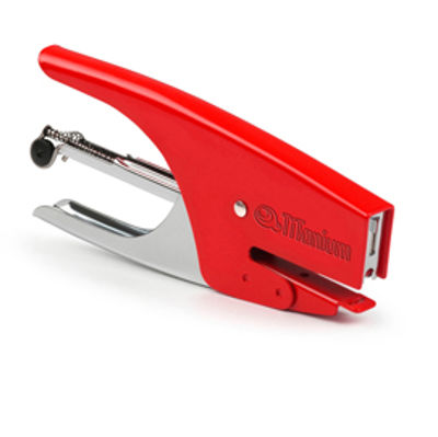 Immagine di CUCITRICE A PINZA passo 6 - colore rosso TiTanium [TI0107R]