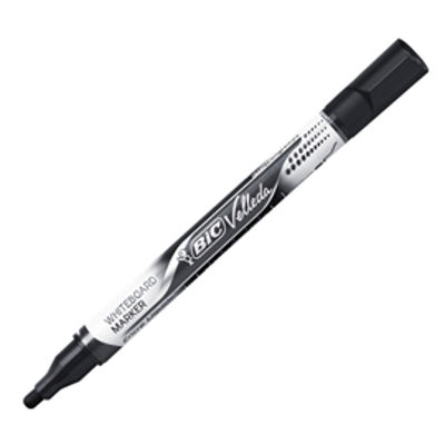 Immagine di Marcatori Whiteboard Marker Velleda liquid Ink - nero - punta tonda 2,2mm - Bic [902088]