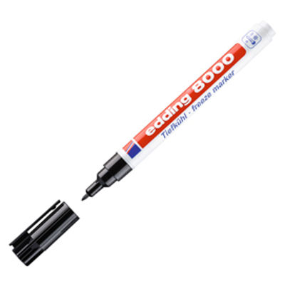 Immagine di Marcatore permanente 8000 Freezer Marker - nero - Edding [4-8000-1-4001]