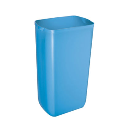 Immagine di Cestino gettacarte Soft Touch - 33x22x49 cm - 23 L - azzurro - Mar Plast [A74201AZ]