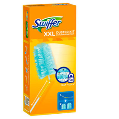 Immagine di Swiffer Duster XXL - STARTER KIT COMPLETO con 2 PIUMINI [5410076291090]