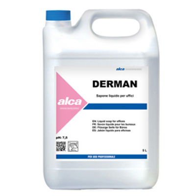 Immagine di SAPONE LIQUIDO TANICA 5LT DERMAN ALCA [ALC575]