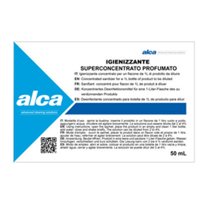 Immagine di Sanificante Linea Monodose - superprofumato - Alca - bustina da 50 ml [ALC1043]