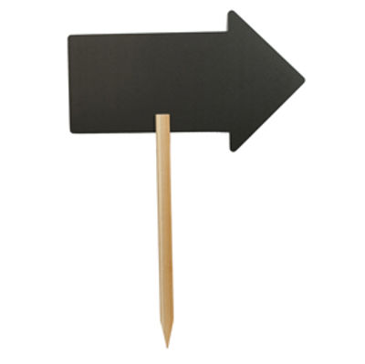 Immagine di Silhouette Board Sticks - forma freccia - 67x49,2 cm - nero - Securit [FBS-ARROW]