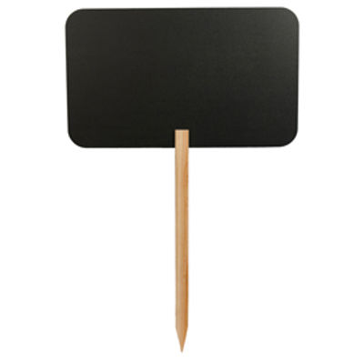 Immagine di Silhouette Board Sticks - forma rettangolo - 73,5x45 cm - nero - Securit [FBS-RECTANGLE]